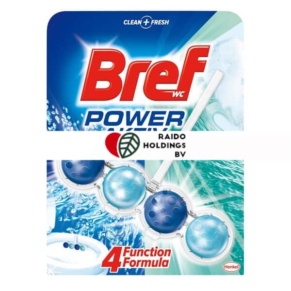 Bref WC Freshener Power Active Ocean 50g