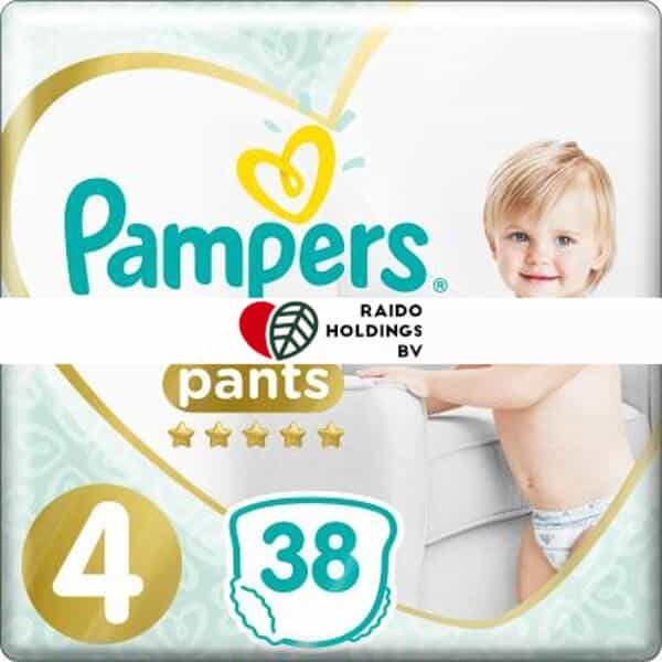 PAMPERS 4 PC PANTS 9-15KG VP(38)